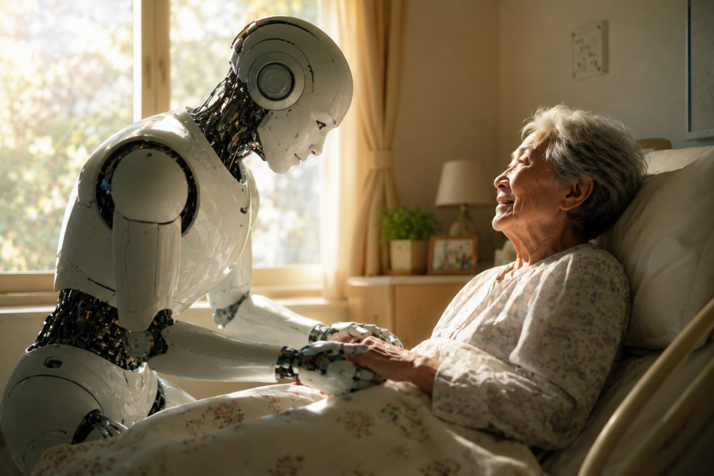 高齢者を支えるAI介護ロボット